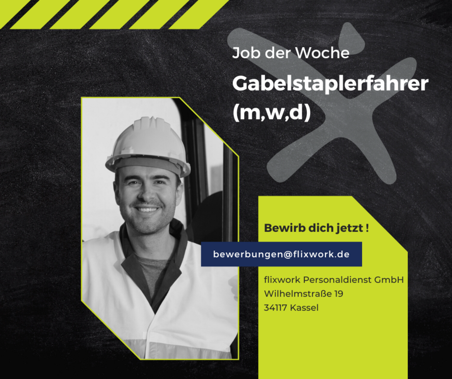 Job Alert 📢  Wir suchen einen/eine Gabelstaplerfahrer/in für unser Team in Kassel! 🚜📦